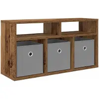 Syfax Basboard avec tiroir Bois ancien 72 x 22,5 x 38 cm
