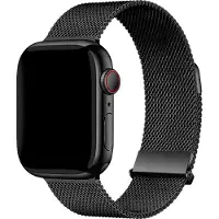 IMoshion Bracelet magnétique milanais pour Apple Watch | 38/40/41/42 mm - Noir