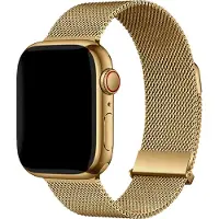 IMoshion Bracelet magnétique milanais pour Apple Watch | 38/40/41/42 mm - Doré
