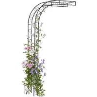 Relaxdays Rosenbogen (39 cm, 125 cm)