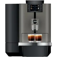 Jura - X4 Dark Inox (EB) - Machine à café professionnelle automatique avec P.A.G.2, écran 3,5 pouces et 27 spécialités