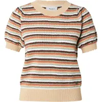 Pepe Jeans Pull-over 'Kamia' beige / brun foncé / vert pastel / blanc