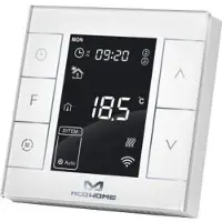 MCO Home MCOHome Thermostat MH7 pour chauffage électrique avec capteur d'humidité version 2 bl, Thermostat, Noir