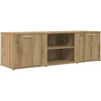 vidaXL Armoire TV Artisan-Chêne 120x34x37 cm Bois composite