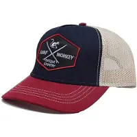 Surf Monkey Casquette de sport bleu foncé