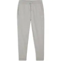 BOSS Bas de survêtement en molleton de coton avec patch logo