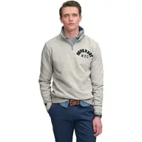 Superdry pour homme. M2014478A Sweat-shirt Vintage Athletic Half Zip gris (3XL), Casuel, Coton