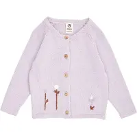 Müsli Cardigan violet / mélange de couleurs