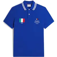 Tommy Hilfiger T-Shirt 'STANDARD COUNTRY ITALY' bleu roi / vert / rouge / blanc