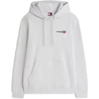 Tommy Hilfiger Sweat-shirt 'ENTRY DNA' gris clair / rouge / noir