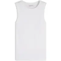 Tommy Hilfiger Multistripe Sleeveless T-shirt Blanc XL Femme