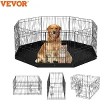 OEM Lit pour chien - 160 cm de diamètre - avec tapis - pliable en 8 parties - pour chiens