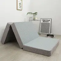 OEM Matelas d'appoint avec couche de mousse gel de 15 cm - Conception pliable et résistante aux déchirures - 135 x 190 x 15 cm