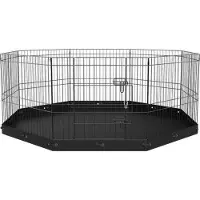 OEM Cage pour chien, lot de 8 - cage haute pour animaux - avec tapis de sol
