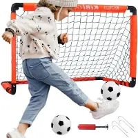 Famanu Lot d'accessoires de football pour le jardin - Cadeaux de football pour garçons : lot de 2 accessoires de football