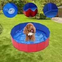 OEM Baignoire pour chien 60 x 20 cm - Pliable et antidérapante, pour petits chiens et chats