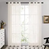 OEM Cache en forme de croix - 140 x 260 - Crème - 2 pièces