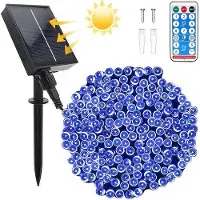 OEM Guirlande lumineuse de 22 mètres de long - 8 modes d'éclairage différents - 200 LED intégrées - étanche - télécommandable - pour la maison, la décoration de jardin et les illuminations hivernales.