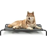 OEM Grand ensemble d'entraînement pour chiens pour lits d'extérieur, 117 x 85 cm, aspect gris