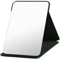OEM Miroir de voyage pliable, très grand format, 25,5 x 18 cm, portable
