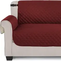OEM Lit pour chien imperméable avec accoudoirs, imperméable universel, antidérapant, résistant aux taches, compact, lavable, adapté aux chiens et aux chats, deux places, rouge