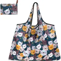 OEM Valise écologique avec des motifs de chats - 50 x 66 cm