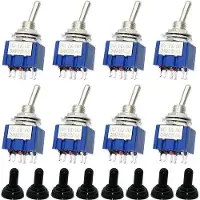 OEM 8 interrupteurs DPDT, mini-interrupteurs électroniques, étanches, 2 pôles