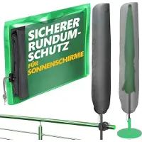 OEM Housse pour parasols ronds et carrés jusqu'à 200 cm - imperméable et résistante aux UV