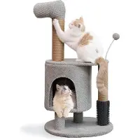 Famanu Katzenbaum : arbre à chat avec hamac et maison pour chat