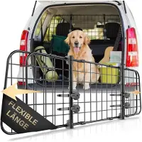 OEM Grille de voiture pour chien - Grille de voiture pour chien - Grille pour bagages - Grille pour chien - Coffre de voiture