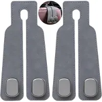 OEM Lot de 2 crochets pour siège de voiture, gris, pour appuie-tête