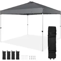 OEM Pavillon de jardin - 305 x 305 x 320 cm - Abri de jardin - pliable - sac de transport inclus - Tente de réception - 6 à 8 personnes - Tente à déploiement rapide - Tente pliable