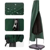 OEM Housse imperméable pour parasol d'extérieur de 2 à 4 m - 190 x 25 x 50 cm - avec fermeture éclair et cordon de serrage réglable