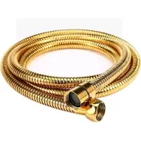 Markenlos Tuyau doré - 1,5 m - acier inoxydable - protection flexible