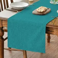 OEM Décoration de table de cuisine « Turquosazur » pour l'été, table de jardin résistante à l'eau « Herbstwetter », dimensions : 40 x 240 cm