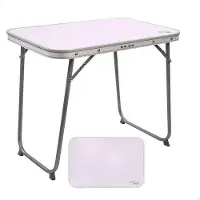 Famanu Table en aluminium 60 x 40 x 50 cm, d'un seul tenant, ne se plie pas