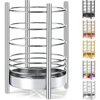 Markenlos Porte-ustensiles en acier inoxydable - Accessoire de cuisine - 1 pièce - Argenté