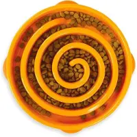 OEM Systèmes d'alimentation interactifs pour chiens, grand format, orange, solution à action progressive