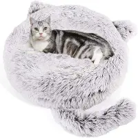 Famanu Lit de luxe pour chien en plastique souple