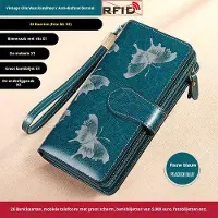 OEM Grand sac en cuir pour femme, grand sac pour femme avec plusieurs compartiments, sac long pour femme, bleu.