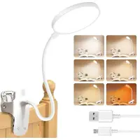 Unyqoos Lampe LED flexible pour enfants – 36 couleurs réglables, respectueuse des yeux (SMD2825), 5 niveaux de luminosité, batterie de 1800 mAh, 3000–6500K et 1300K, câble de chargement USB