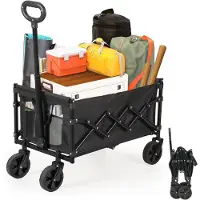 Azomor : chariot portable et pliable pour la plage, le sport et les aventures en camping