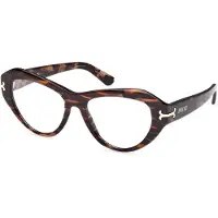 Emilio Pucci Lunettes de Vue - - EP5263 - Front acetate - Havana/texture marron - Taille 54/17/140