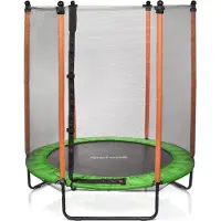 Meteor Trampoline pour enfants TRP-60 140 cm - avec filet de sécurité - Intérieur & Extérieur