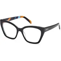 Emilio Pucci Lunettes de Vue - - EP5216 - Front en acétate - Noir texture - Taille 53/17/140