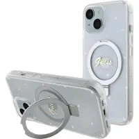GUESS Guhmp15mhrsgsd Iphone 15 Plus14 Plus 6.7 Ring Stand Phone Case Clair