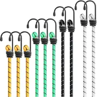 OEM Lot Azomor comprenant 10 sangles élastiques de différentes longueurs et couleurs pour une utilisation polyvalente