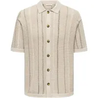 Only & Sons Vestes en maille 'ONSTobby' beige / gris / taupe