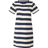 Pepe Jeans Loren Short Sleeve Short Dress Bleu L Femme