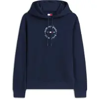 Tommy Hilfiger Sweat-shirt 'Logo Drawstring' bleu marine / rouge / blanc